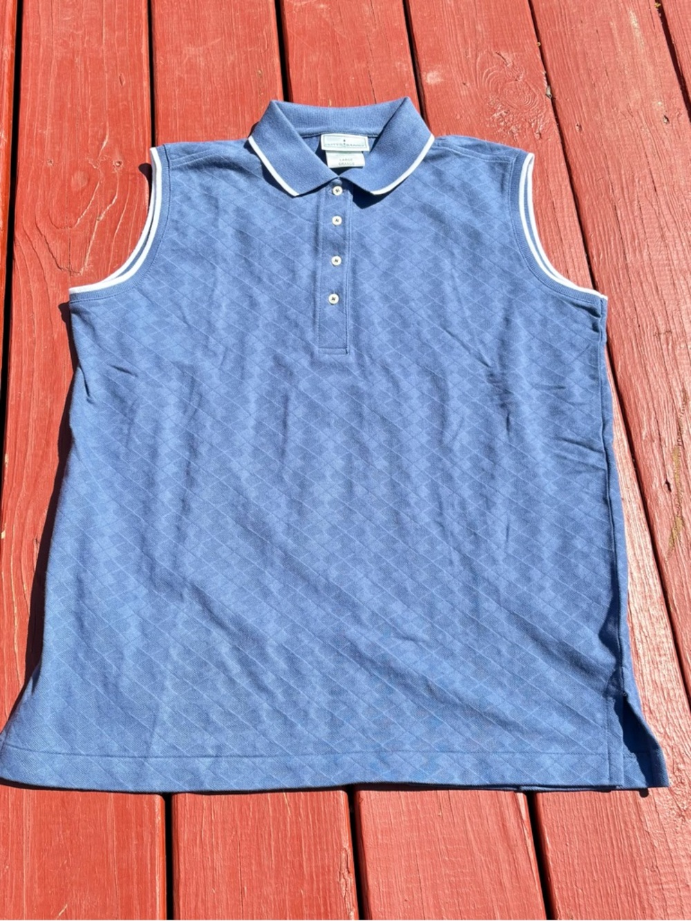 Outer Banks Women’s Blue Cotton Large Pullover Shirt